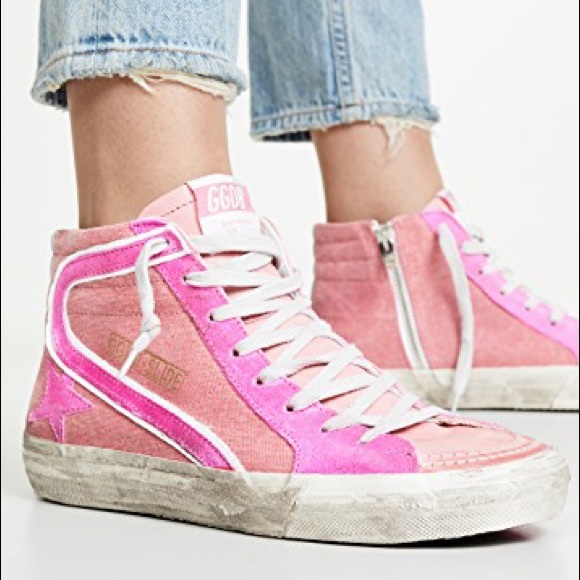 ✨SOLD✨NIB GOLDEN GOOSE HIGHLIGHTER PINK SLIDE 38/8 - Picture 8 of 8